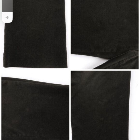 GUCCI Tom Ford c. 1990's Dark Gray Green
Velvet Straight Leg Pants Size 6 - Picture 10 of 10
